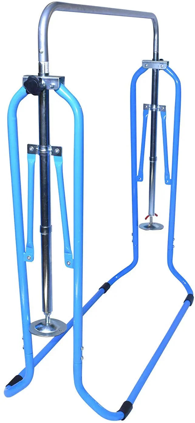 Mat Training Horizontal Kip with Gymnastics Blue Climbing Kip Fitness Expandable Bar Bar Bar Tower Kids Height Folding Monkey Bars for Gymnastic Adjustable