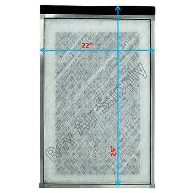 with 22x25 MicroPower (3 WHITE Compatible SUPPLY 22x25 Air Cleaner Guard Replacement RAYAIR Refills Pack) Filter Pads