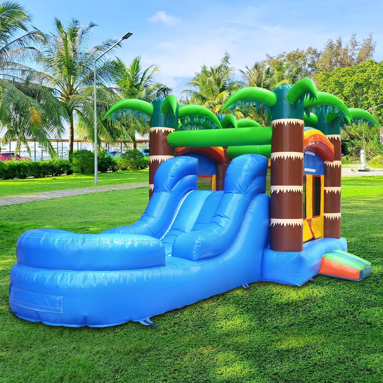 Inflatable Slide Air with Bounce 12 Inflatable GOOSH House and with x Commercial Bouncy for ft Water Bounce Fun, Fun Outdoor House Area Slide Blower, Backyard Water Water Slide House ft Bounce 22