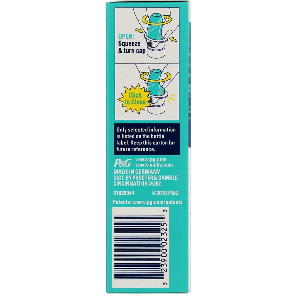 0.50 Fine Vicks Mist Ultra Severe Sinex 4) oz (Pack Nasal with Decongestant, of Menthol