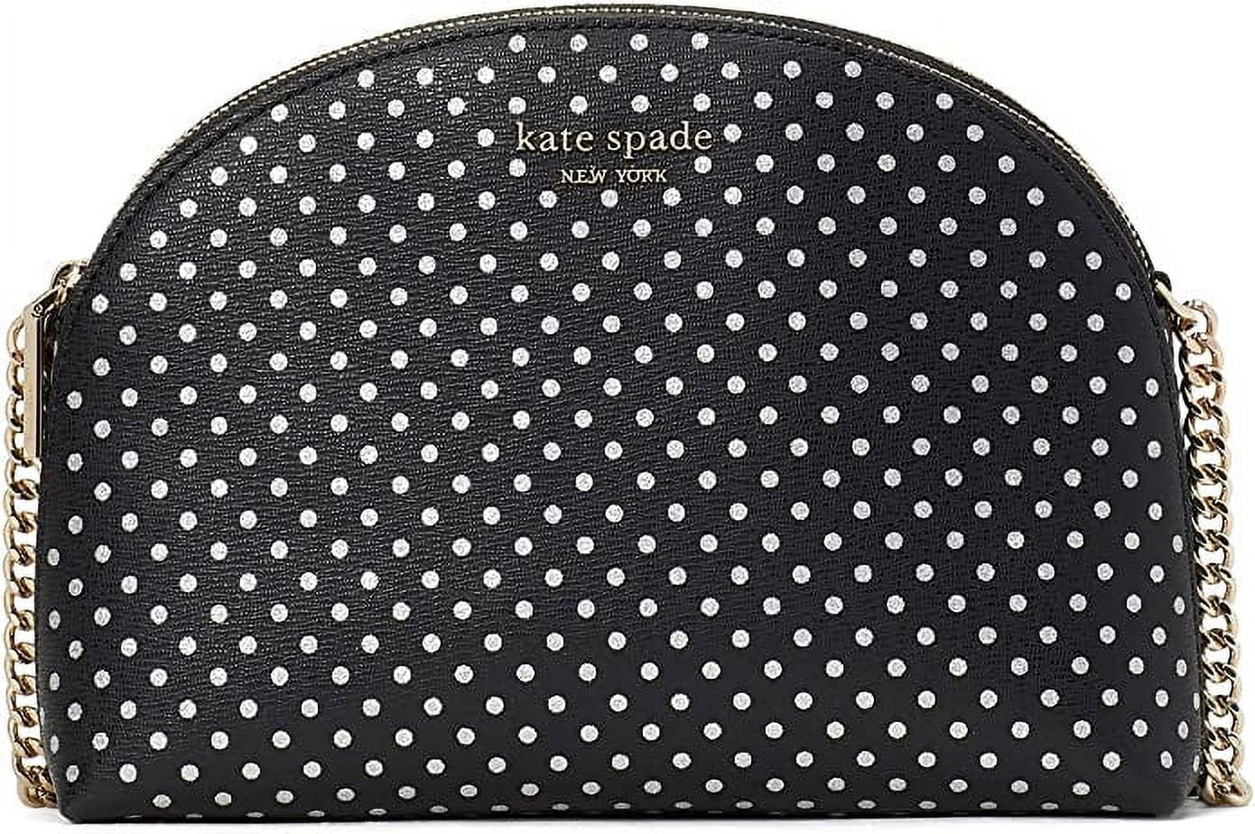 York Dots Crossbody Bag Kate Spencer Women's Metallic New Spade Double Zip