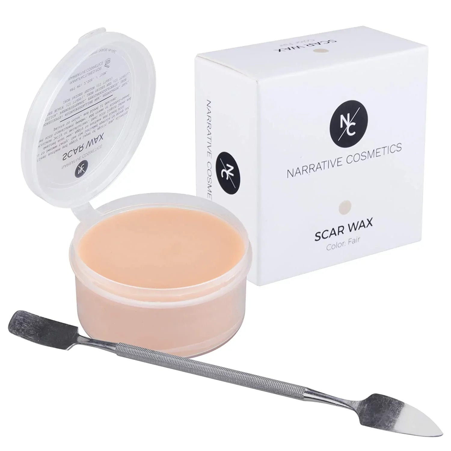 Kit - Makeup Block Perfect Cosmetics 6 Blood Scar Spatula, and Wax for Makeup Paste, FX Special and with - Double Theatrical Color Foam Bruise Sided Narrative Starter Sponge Scab Wheel, Effects