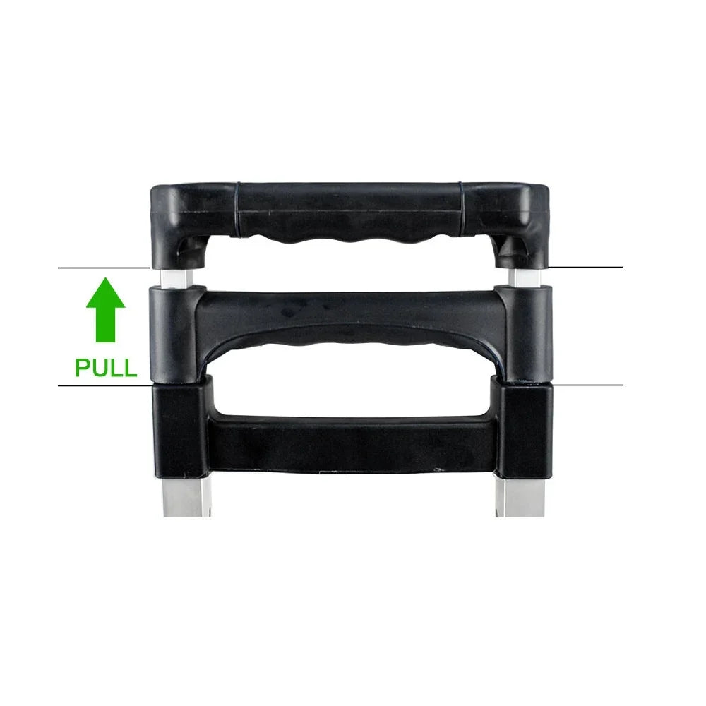 Aluminium Push, Black, Hand Compact Carts. Dolly Folding Trolley Luggage SEGAWE