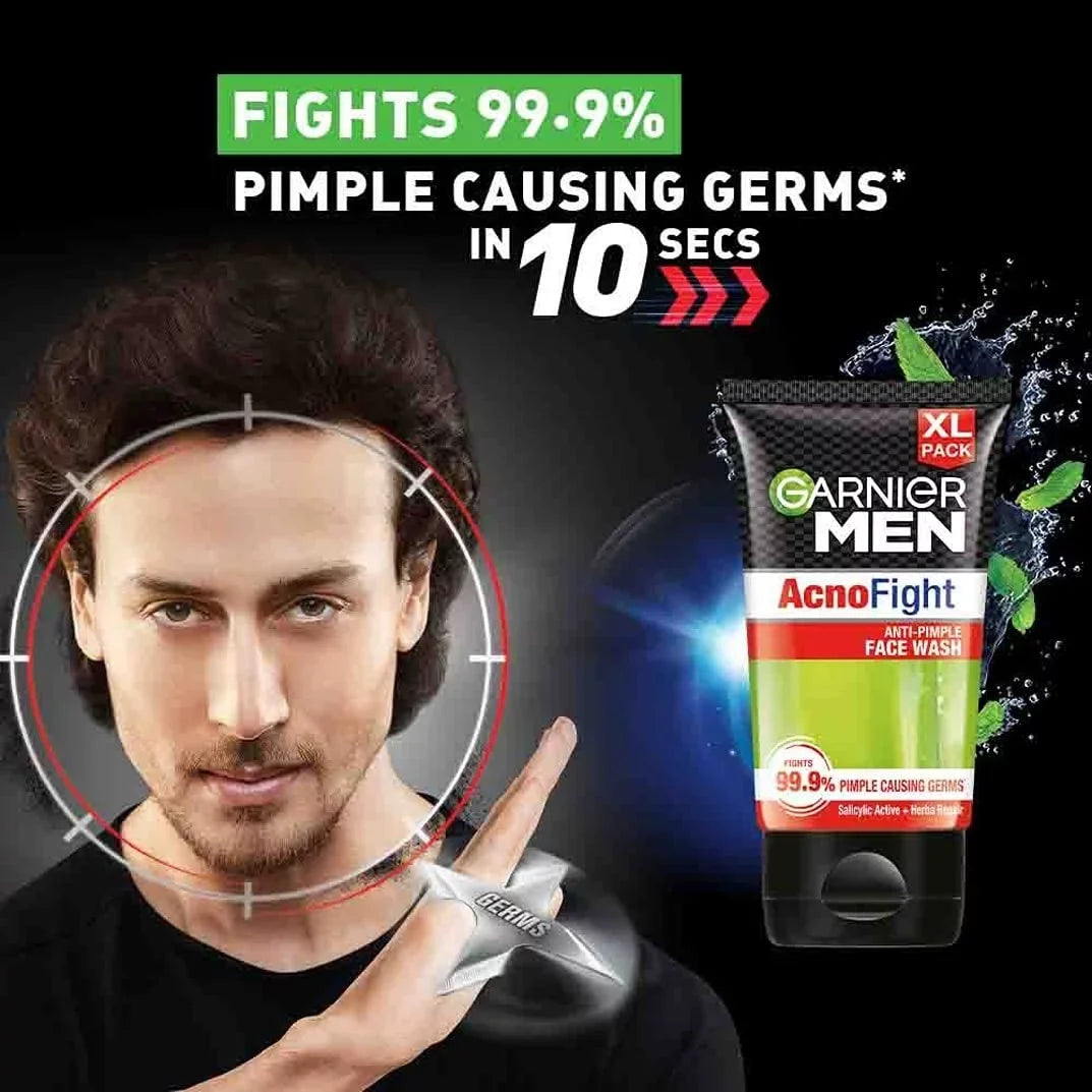 & of Balances Garnier Anti-Pimple Wash, 2) (Pack Repairs 150g Face Skin Men,