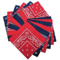 of Blue (Pack & Colors Style Bandanas, Paisley Red Classic Western 12)