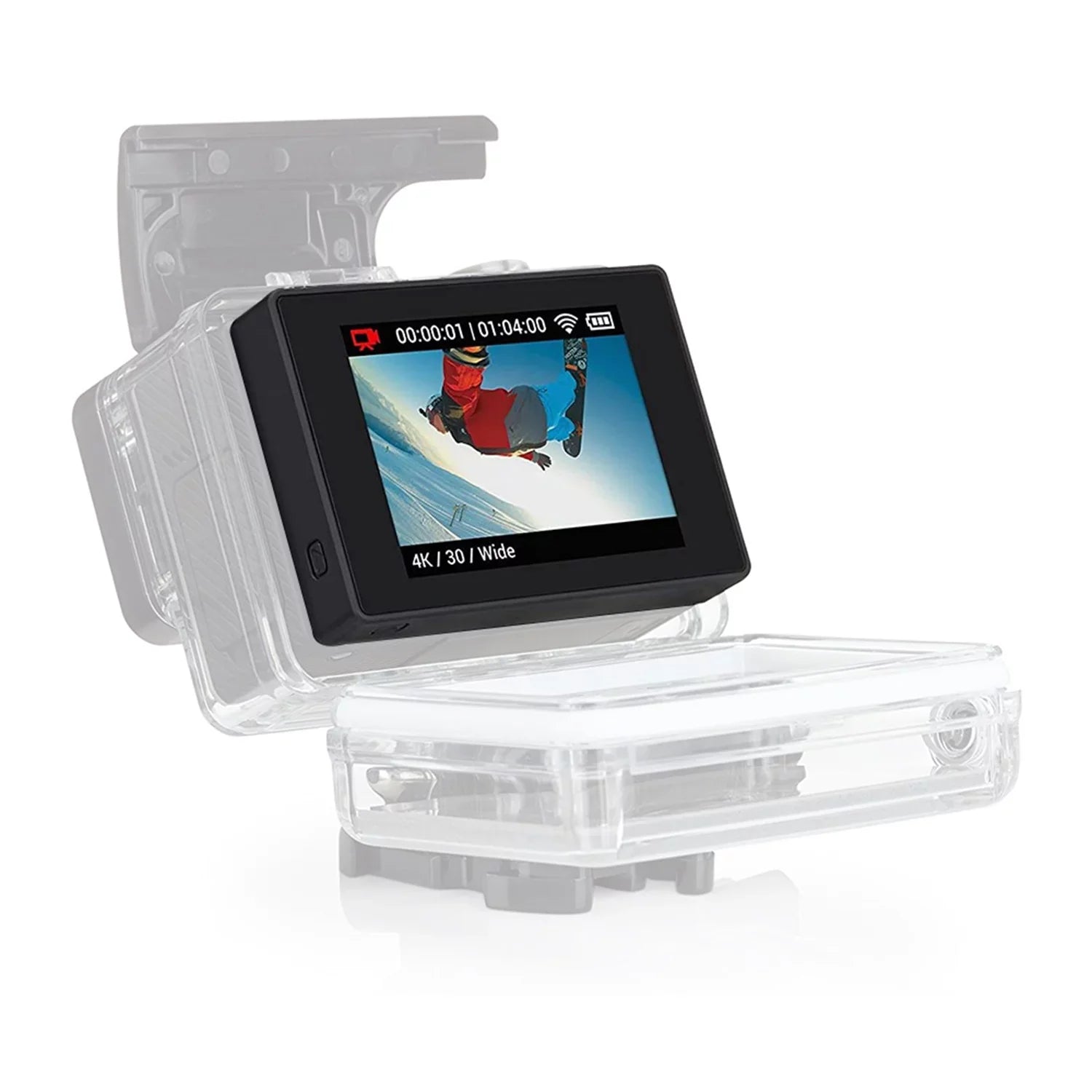 BacPac Hero Viewer Display Monitor 4 fits for ALCDB-301 GoPro GoPro Touch Screen 3+, Display LCD 3, Extrernal