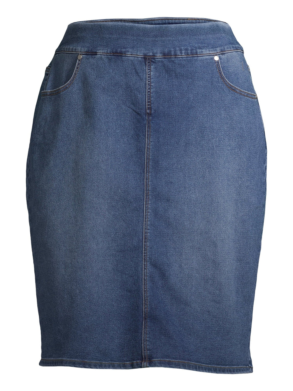 Skirt Plus Size Denim Ford Alivia Women's Pull-On