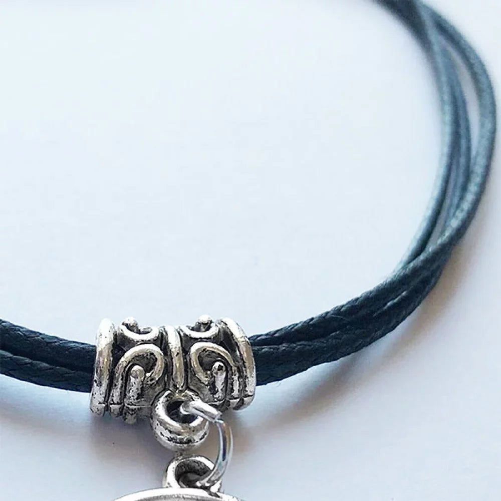 Black Live Jewelry Poetry Famous It Quote It Bracelet Rope Seize Wristband Leather