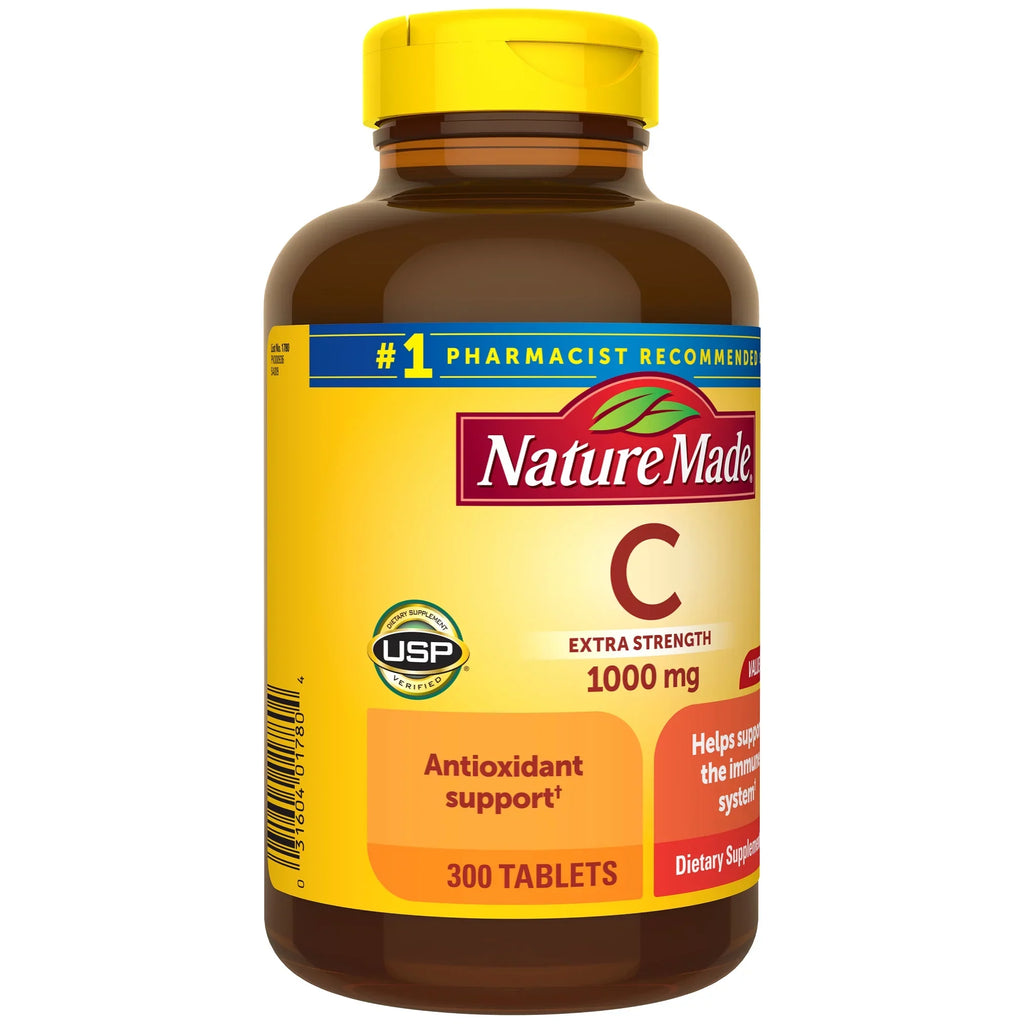 Tablets, 300 C Count Extra Strength 1000 Dietary Nature Made mg Supplement, Vitamin