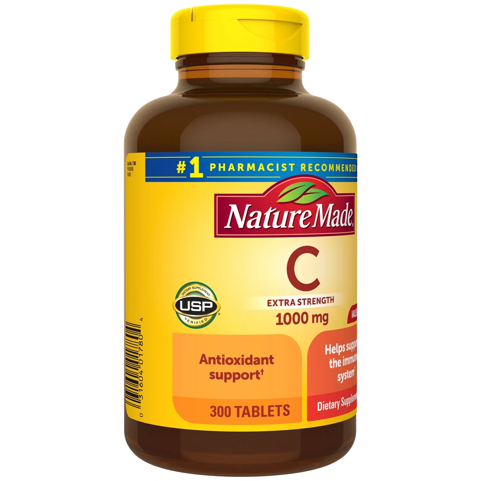 Tablets, 300 C Count Extra Strength 1000 Dietary Nature Made mg Supplement, Vitamin