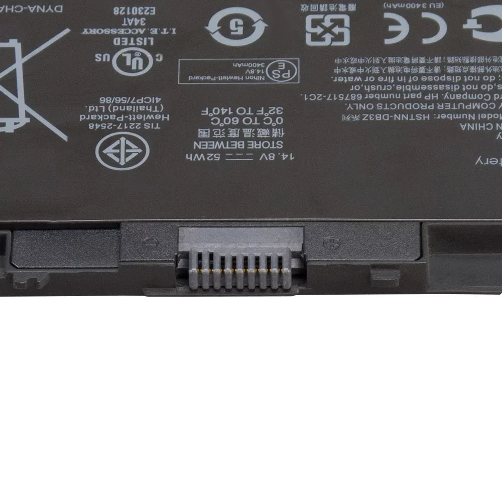 EliteBook BATTERY J8U70UA / HP K4M53UT BT04 for / 9480m Replacement J8V41UA H4Q47AA / 9470 / 9480m - 9480m 9480m 9480m DR. J5P81UT / Folio / H4Q48UT / / / BT04XL BA06XL H4Q48AA / J5P82UT /