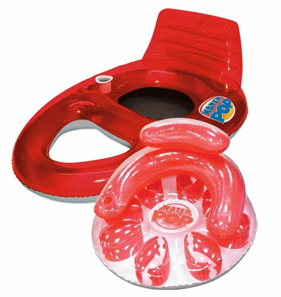 Inflatable Pool Poolmaster - Lounges Oval 2 and Pack Pop Swimming Water Circular
