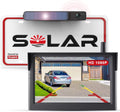 Rear Camera Parking Trailer License Camera for Wireless Channels Camera Wireless 2 Car, View Backup Solar Battery Plate Reverse with Installation,Solar Monitor Easy RV for System
