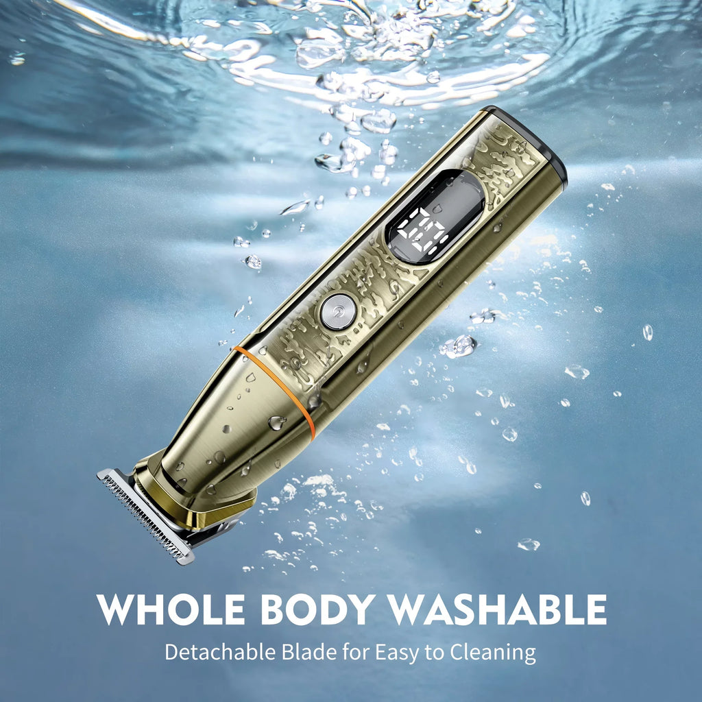 Men's Grooming Kit Boyfriend Husband Shaver, & Clippers, Ear with Body 5 Hair IN Nose Cordless 1 Haircut Beard Electric for LED Trimmer Facial Display Rechargeable Father