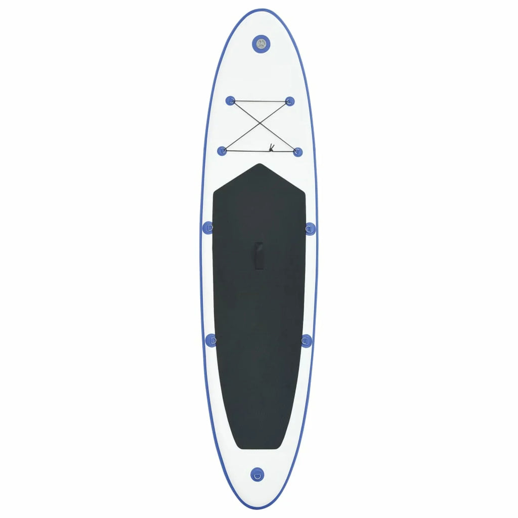Paddleboard Inflatable White Blue Set and