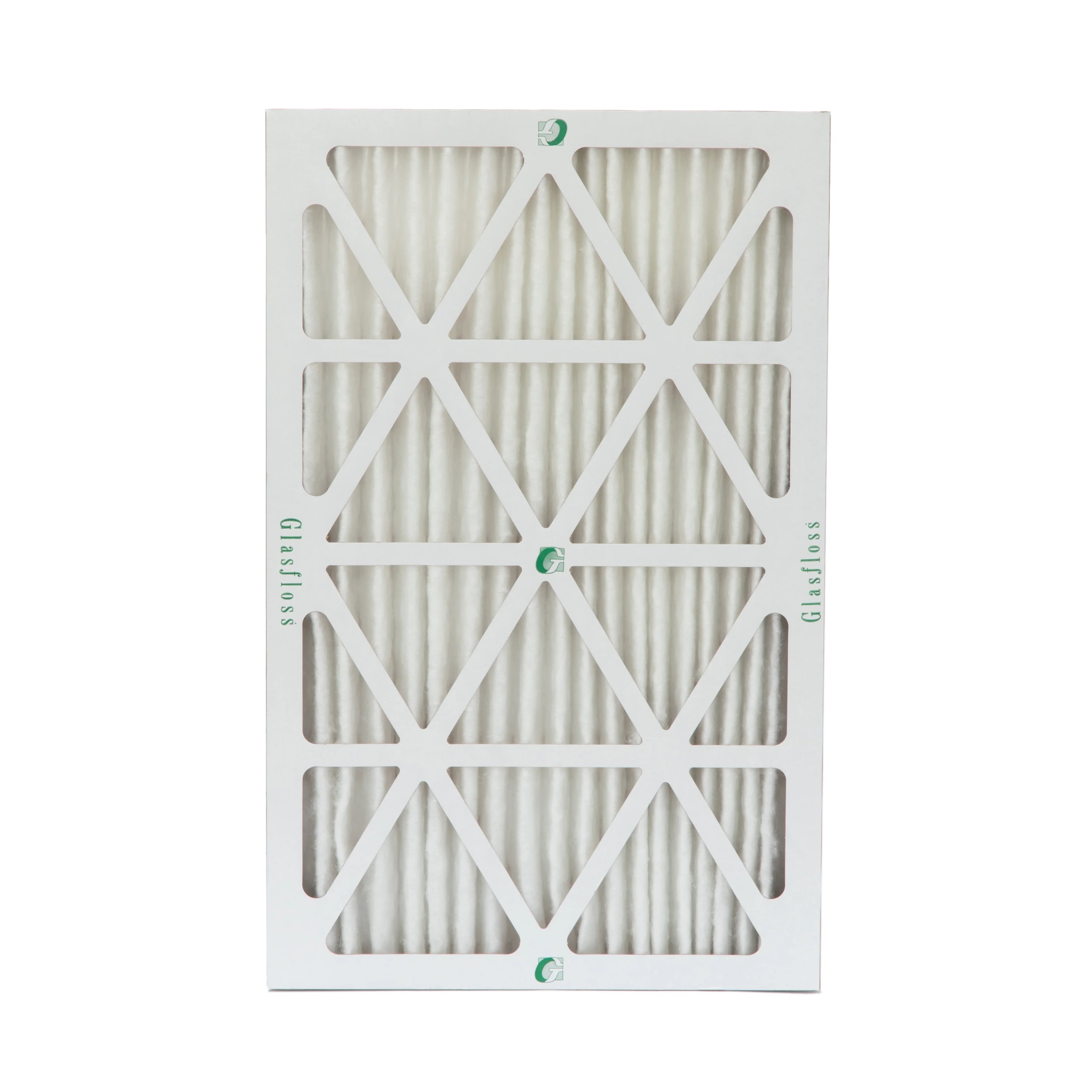 Pack 2" 24-1/2 x by x Pleated of 3 Filters Air Actual 15-1/2 13 1-3/4 16x25x2 Glasfloss. Size: MERV Inch