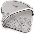 optic white Kate MEDIUM DOME sylvia perforated Spade CROSSBODY