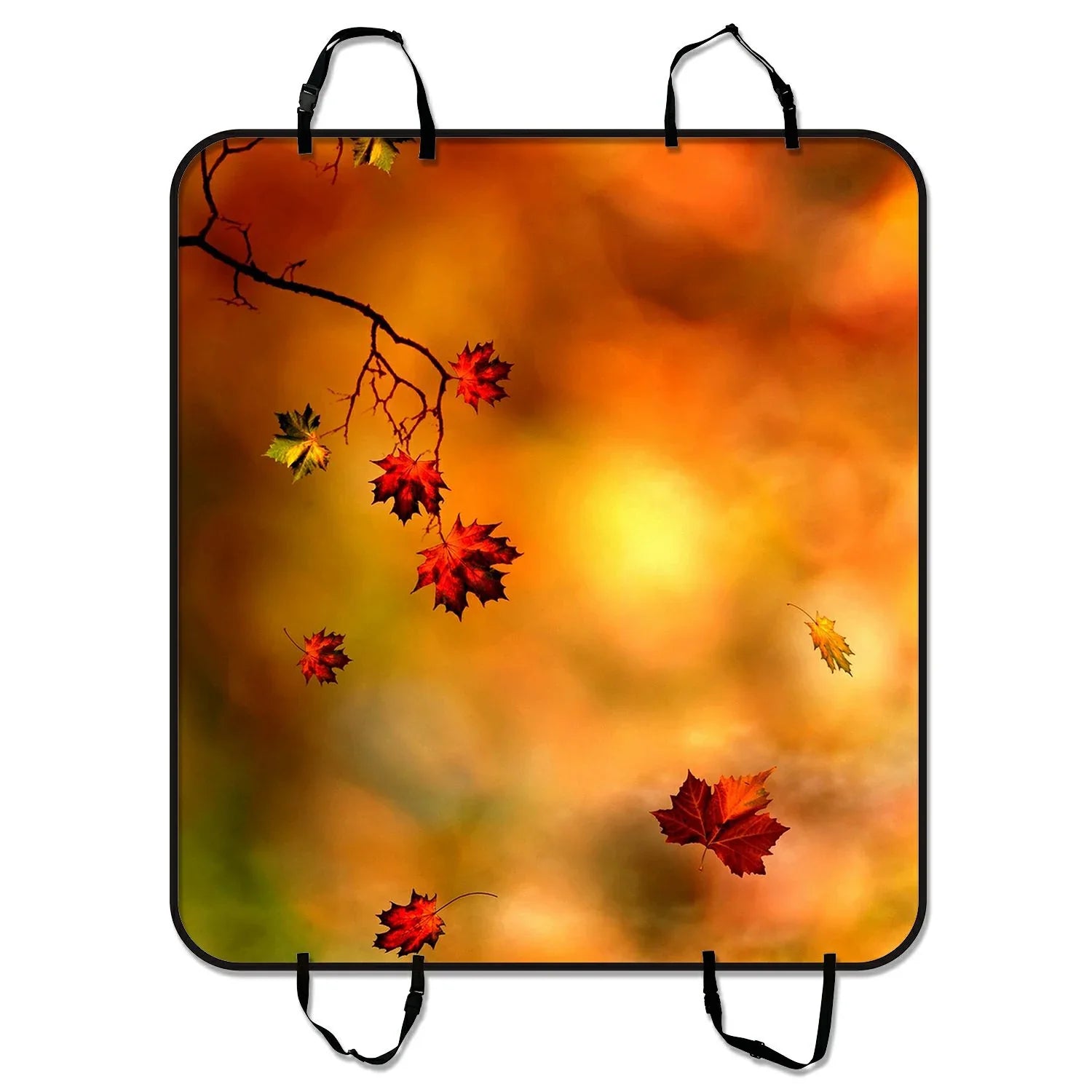 Trunk Car Trucks 54x60 inches and Hammock Mat Cargo Seat Mat Autumn-Maple SUV For leaf Cars Car Dog GCKG Mat Cover Seat Pet