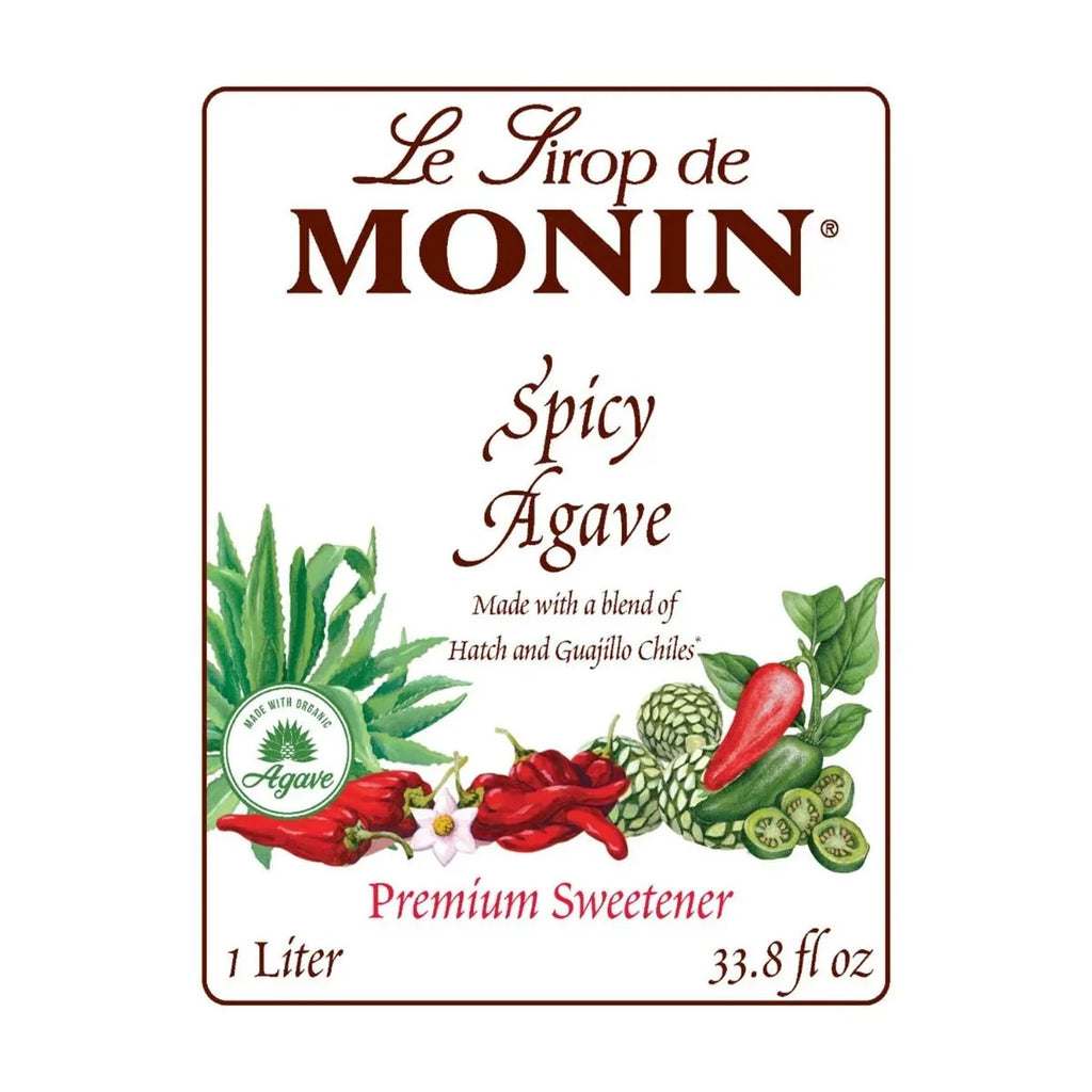 '- Spicy Monin Liter) (1 Agave Bottle Sweetener