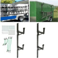 Bars Trailer or Mount Enclosed Wall Out Kojem Cargo Carry 1 Side Ladder 2 Rack Exterior - Universal Adjustable 2 Ladders Trailer for Side