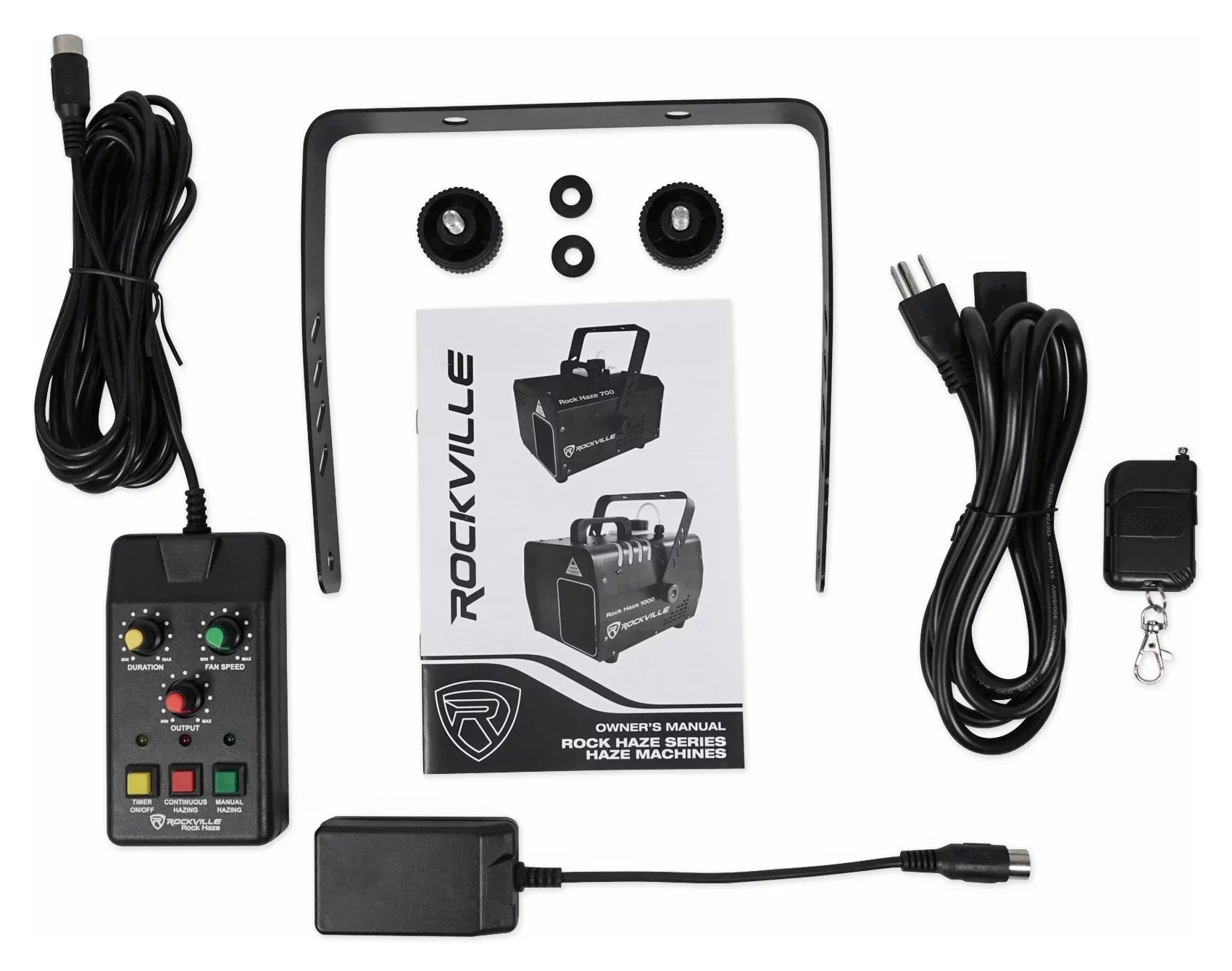 Water ROCKHAZE Haze Hazer Remotes (2) and DMX Machine 700 Based DJ/Club Rockville CFM