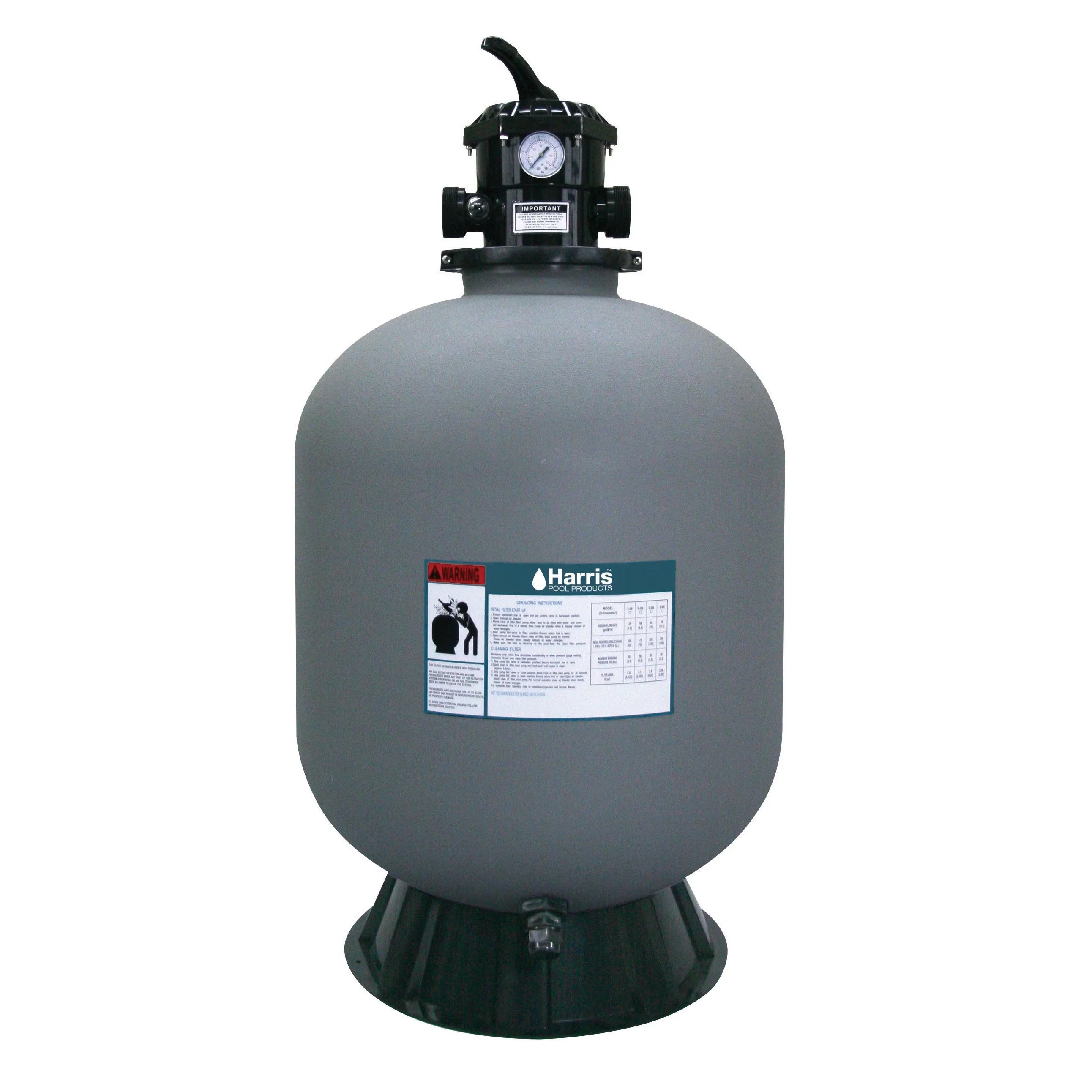 inch Filter 24 Sand Tank H1573060 Above Ground Harris Vortex