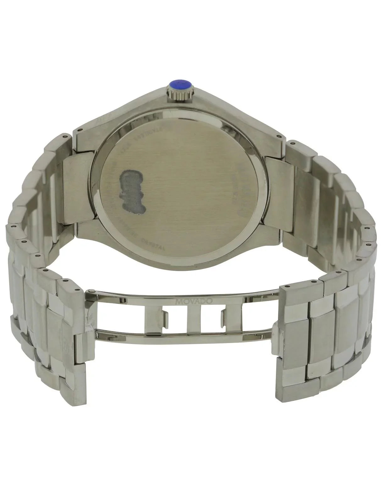 Collection Stainless Black Dial 0606781 Movado Men's Steel Watch