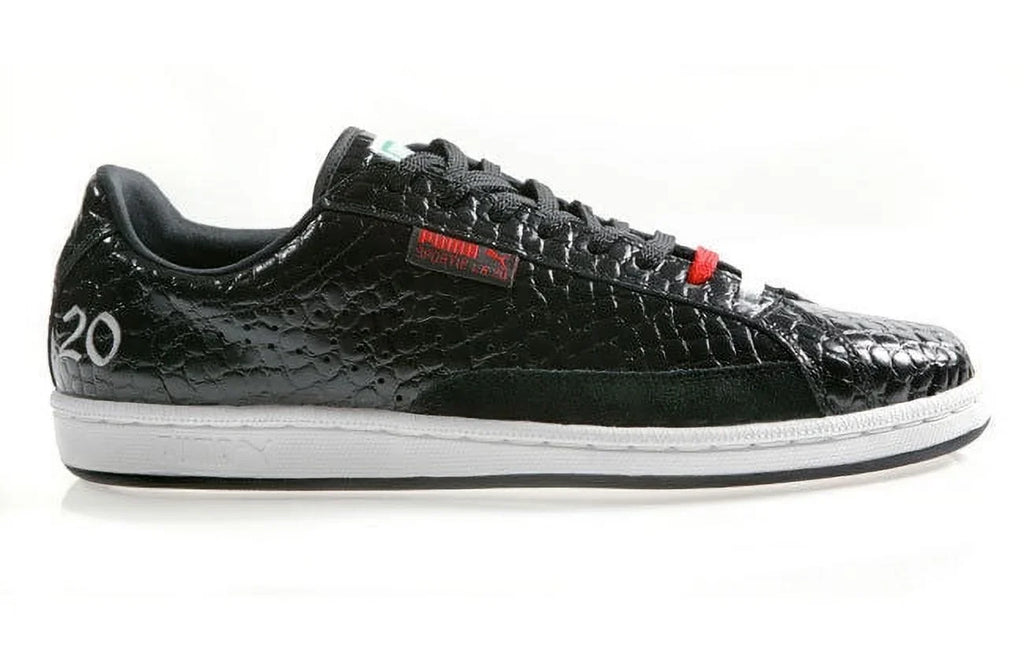 NEW SKIN SPORTIE 7 UNISEX / PUMA LA. SHOES MEN CROCODILE 5.5 WOMEN MATCH BLACK