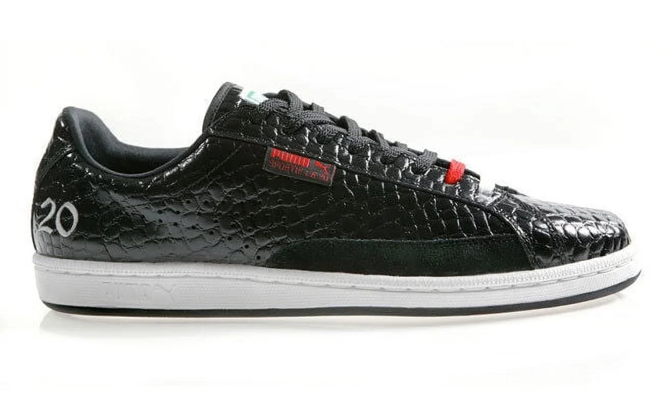 NEW SKIN SPORTIE 7 UNISEX / PUMA LA. SHOES MEN CROCODILE 5.5 WOMEN MATCH BLACK