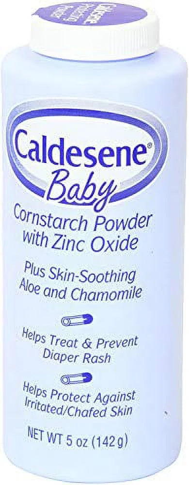 5 Cornstarch Pack Each Oxide Baby Caldesene Powder With Zinc oz 2