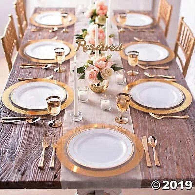 Reserved - Calligraphy Table Pieces - Signs Gold 6 Supplies Party