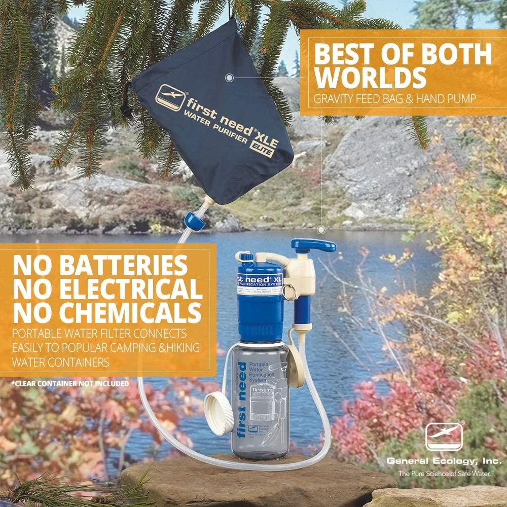 Ecology Water (Emergency Purification XLE Camping JIAH Water Viruses, Cysts) and Elite Need Bacteria for Filter 322200 First - Removes