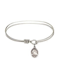 Eye Oval Bertilla Bracelet Boscardin in St. Hook 1/4 Sterling 6 inch Bangle w/ Silver Maria