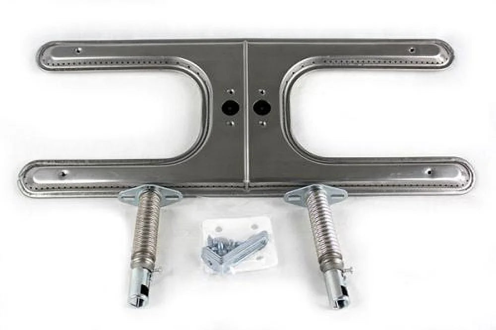V11 MHP Standard Burner Dual Steel EDLBC7 Venturi Stainless Large w/Two