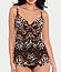 Tribal Swimsuit Gala Top Underwire Tigress Tankini