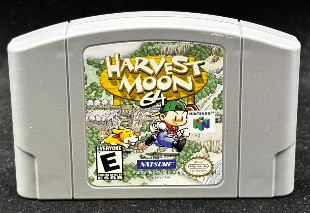 NATSUME- Cassette Genuine N64 Moon Only Nintendo 64 64 Harvest