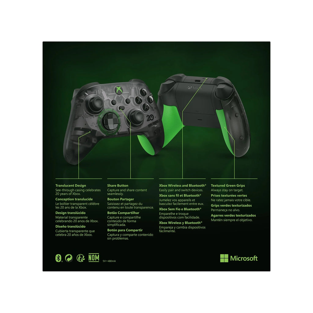 20th Xbox - Wireless Restored Edition Special (Refurbished) Anniversary Controller