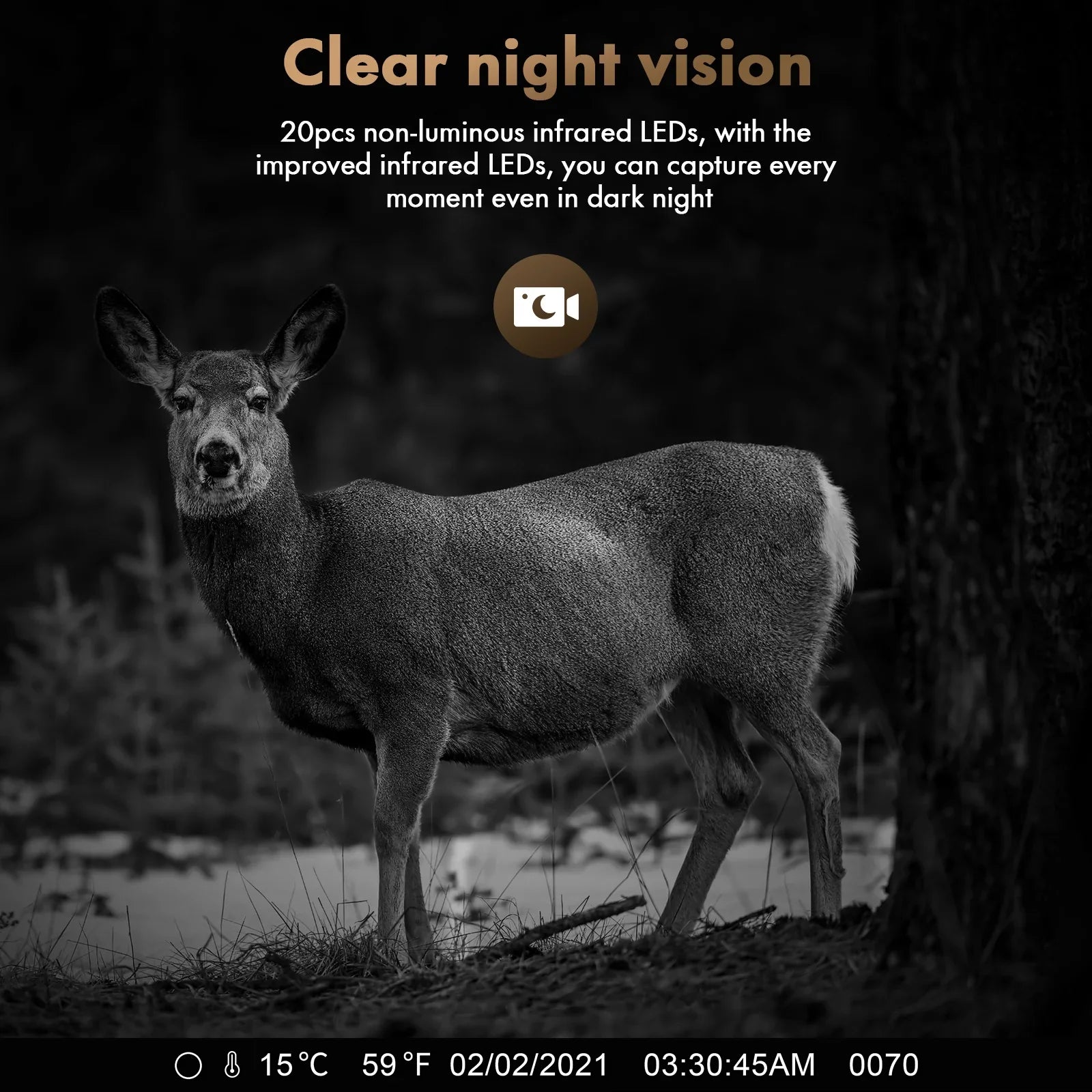 120°Wide Speed Cam Lithium Trail Built-in 0.1s Hunting Rechargeable Night 2500mAh 24MP Vision Camera Camera CAMPARK Solar Waterproof Battery Activated with Angle 1080P Trigger Motion IP66 Game