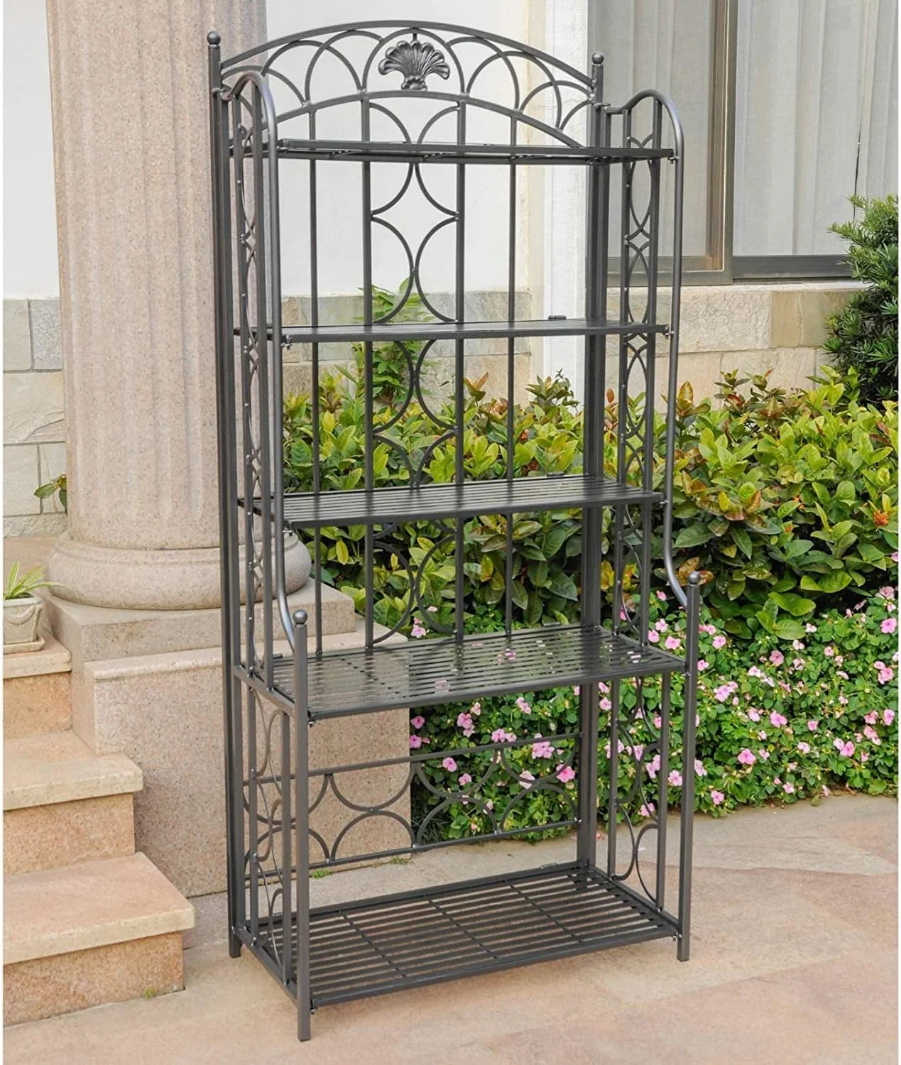 D Space-Efficient Area X For Dining 4" Kitchen, W Indoor/Outdoor Allows Rack Baked Bakers For Good Pantry Or Cooling Goods, X Iron Ventilation, 32" 70"