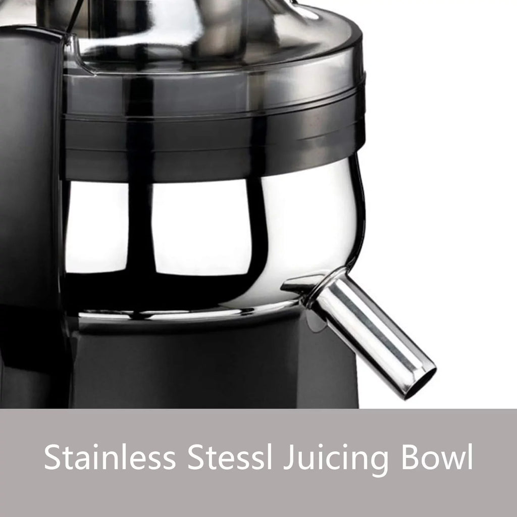(Black) Vegetables - Latch for Fruits Press Hand Centrifugal Safety Juicer Juicer & with