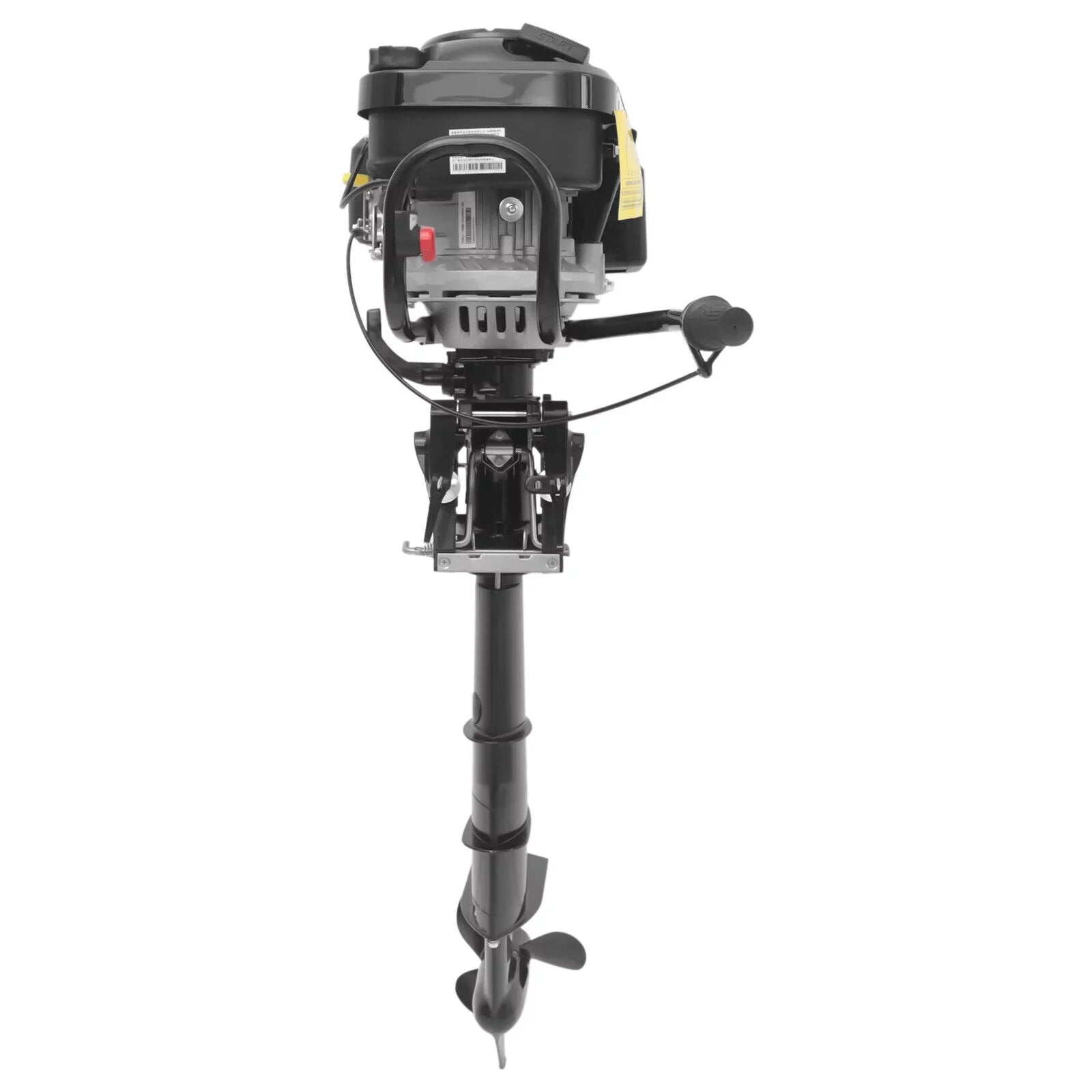 Stroke Engine Motor for Outboard 4 Outboard Motor 196CC Heavy Adventure Duty Fishing Boat 7.5HP Trolling Boat Outdoor G-a-s-o-l-i-n-e Motor Aquaculture Miumaeov