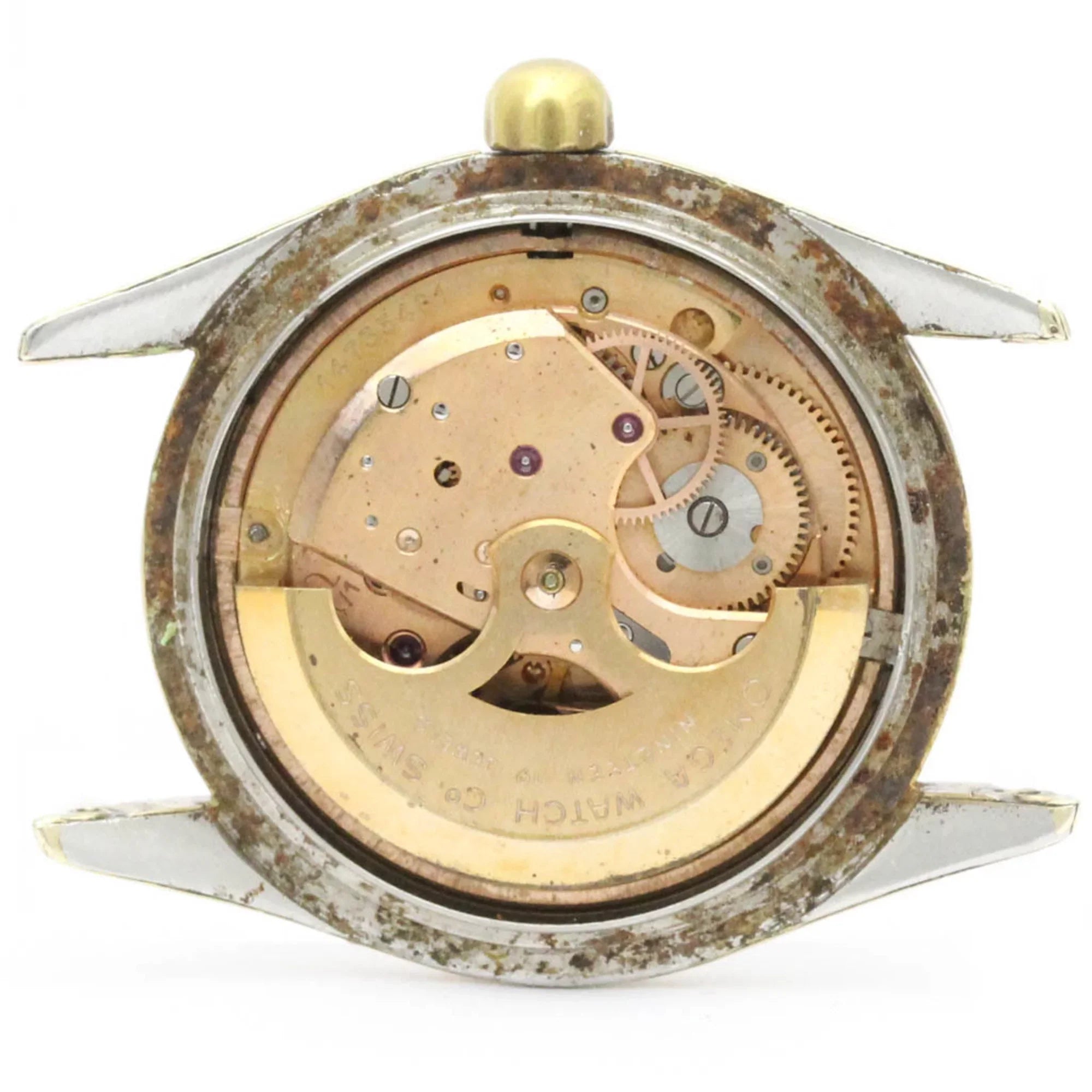 Seamaster Only Cal 471 Mens 2802 OMEGA Plated (Fair) Pre-Owned Automatic BF559125 Gold Watch Head