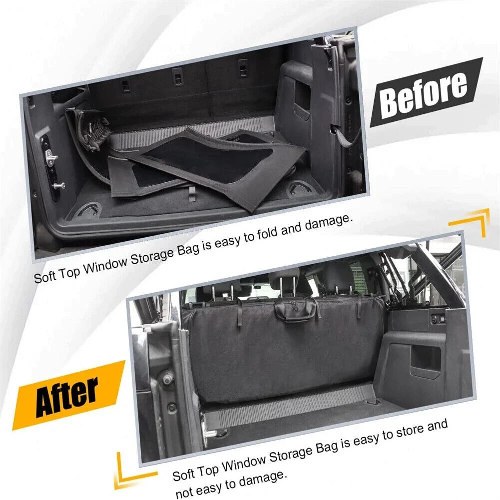 Soft Ford Window For Bronco Top Bag 2021-2023 Accessories Doors Storage 1680D 4