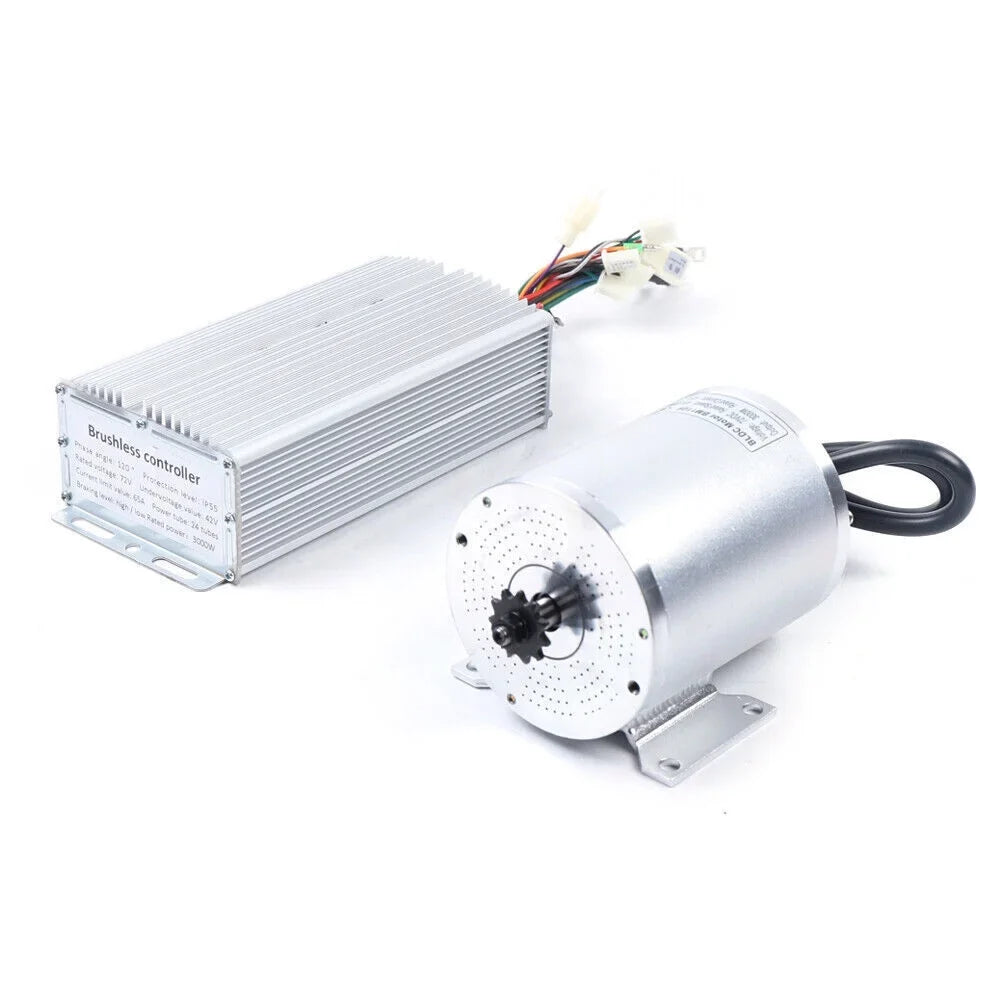 60A BLDC Controller Motor 3000W W/ Brushless for Scooter Electric 72V E-bike Kit