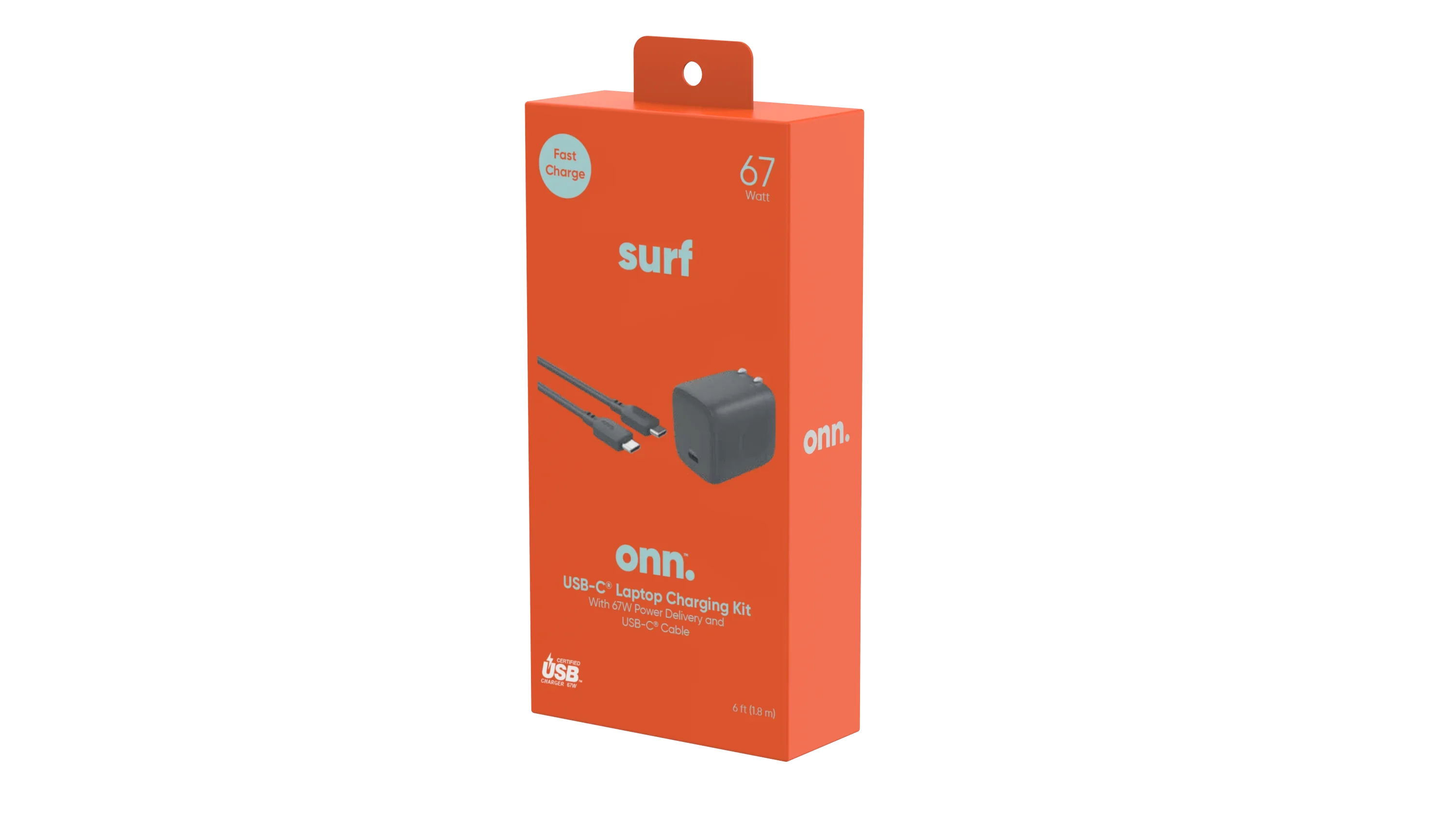 Apple,Dell,HP,Asus,Acer,Lenovo,Grey with Port, 1 GAN Charger Laptop USB-C for Compatible 67W onn.