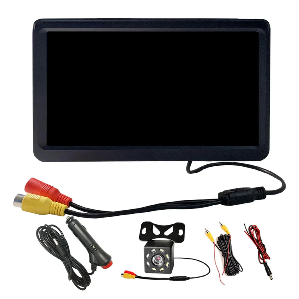 Monitor LED Parking Cable 7" SUV Installation Assist LCD Screen 8 Easy Park Camera Car Waterproof Vehicle Rearview Car System 10M Video