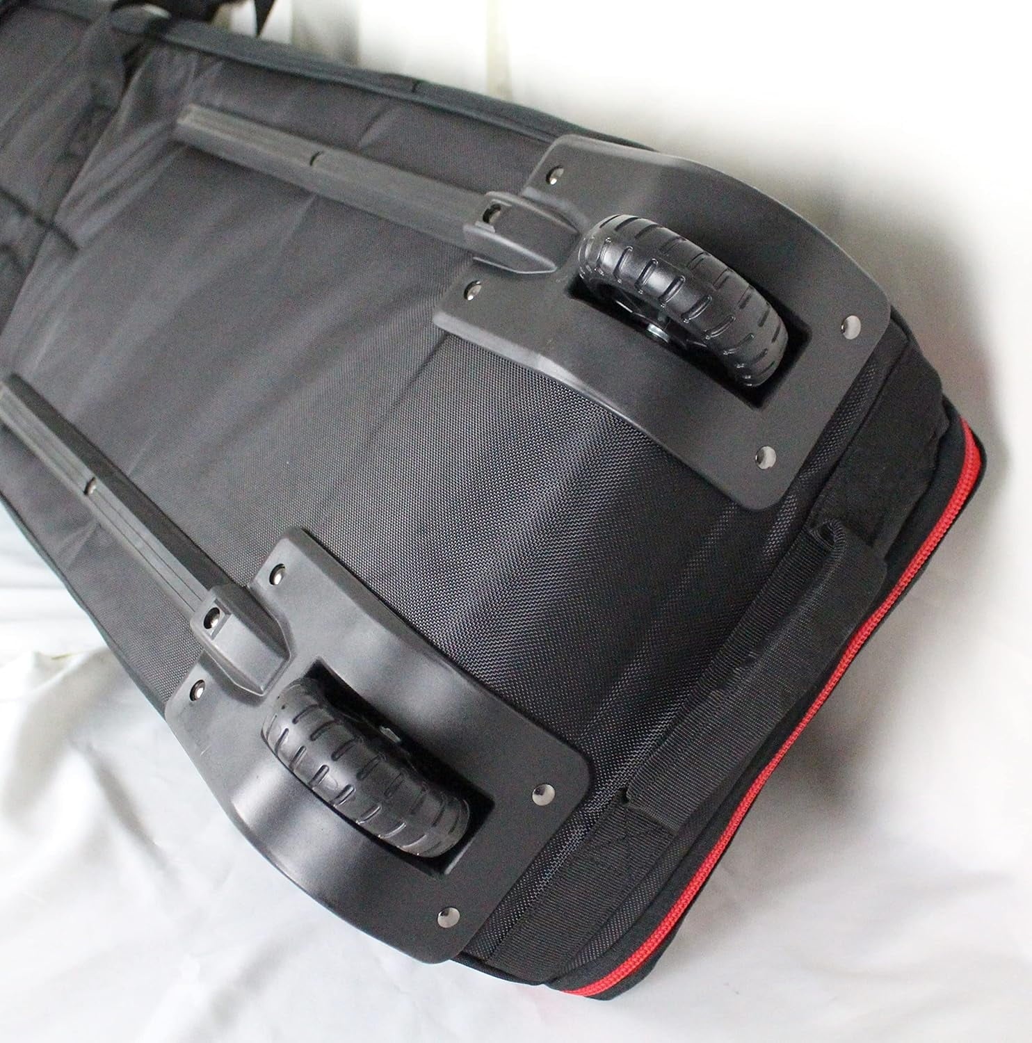 Double Two Pockets, For External Bag Travel, Padded Ski Air Bag, Easy Double With Oversized Ski Load, Wheels Rolling To Boot