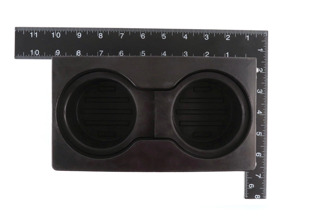 Center 4 Holder Holder through Cup Mounted Duty 2 Holds 2011-2016 Inserts F-250/F-350/F-450/F-550 Beverage Auto (flow with Black Cups Super Red Floor style) Console fits Compatible Ford Front Hound