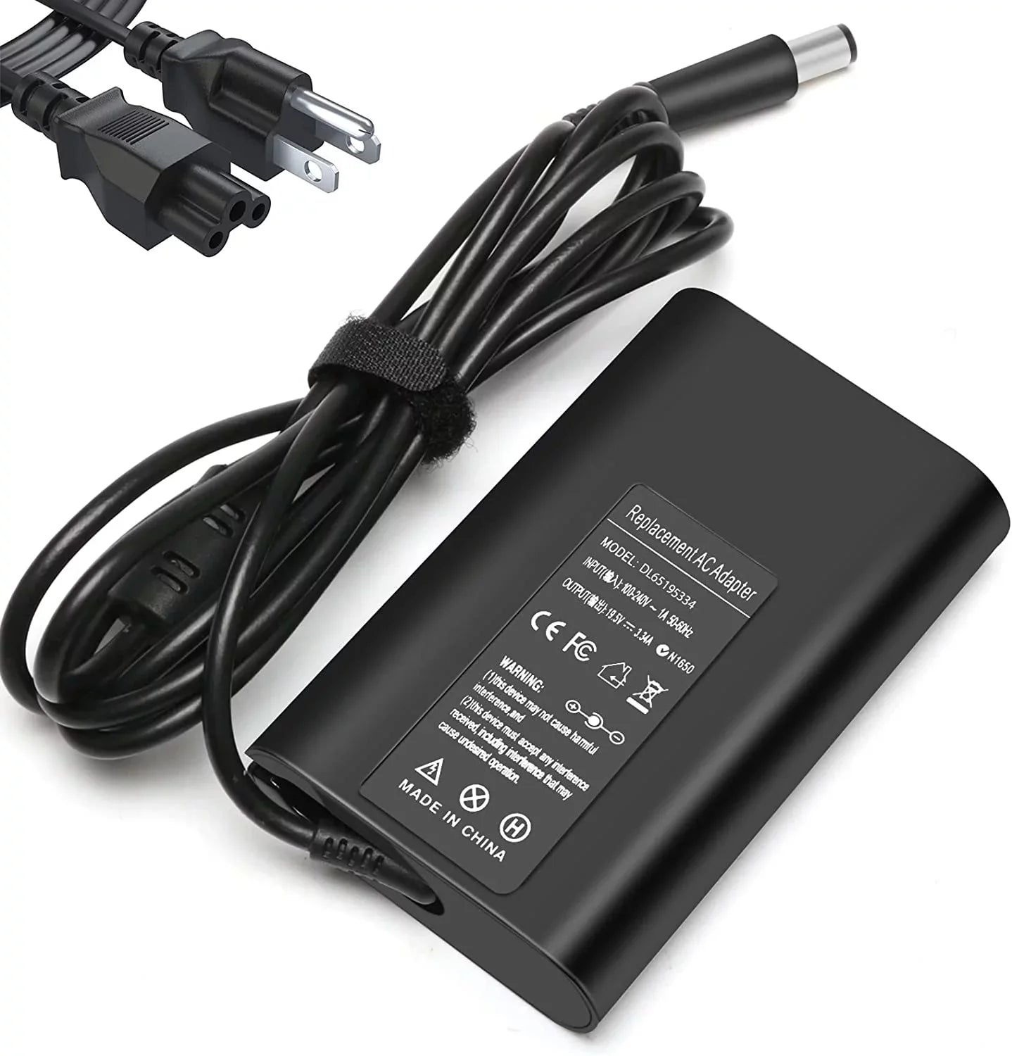 E7480 5500 AC Laptop LA65NM130 7490 E5400 7390 E6540 3440 7480 Charger Dell LA65NS2-01 5480 E5420 E7470 Adapter E5450 65W for E6430 7400 E5470 5400 E6420 Latitude