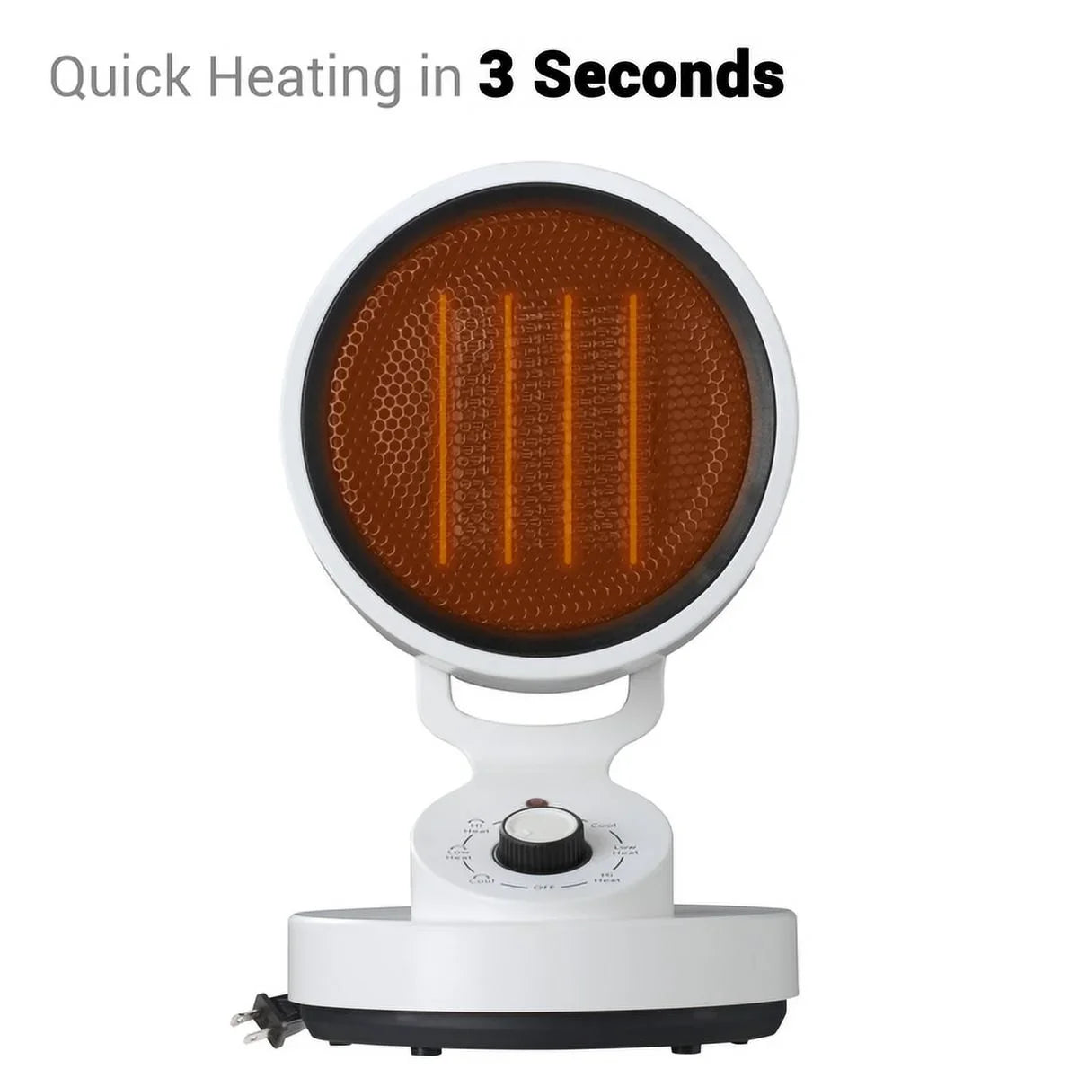 including Cool Cooling (900W), , Home, modes Heater Space Electric Heat Office (10W) Fan, and Fan,with Low for Quick Cool Warm 3 & Heat Heat 2-In-1 High Machine Mode Up (1500W), Space